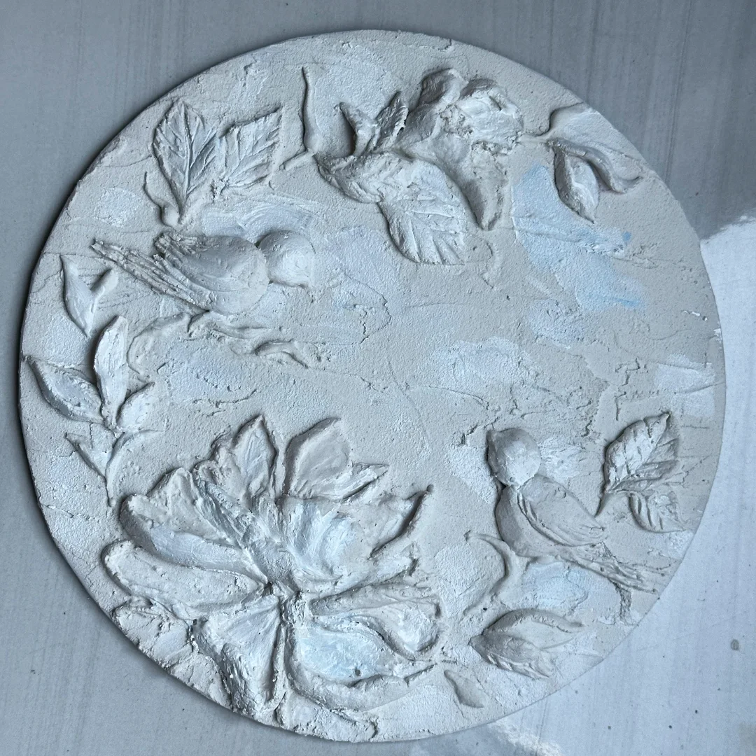 3D texture art relief sculpture